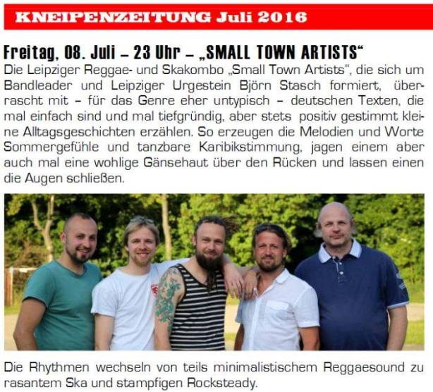 Kneipenzeitung - Frankfurt - Juli 2016